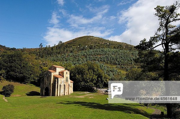 Pre-Romanesque church of San Miguel de Lillo Oviedo Asturias Spain