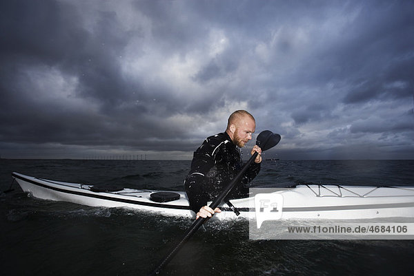 Man in kayak