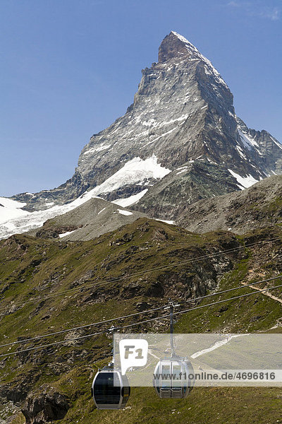 Matterhorn  Zermatt  Graubünden  Schweiz  Europa