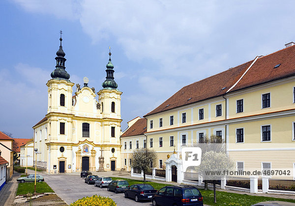 Kirche Mariä Himmelfahrt in Straznice  zu deutsch Straßnitz  Bezirk HodonÌn  zu deutsch Bezirk Göding  Südmähren  Tschechische Republik  Europa