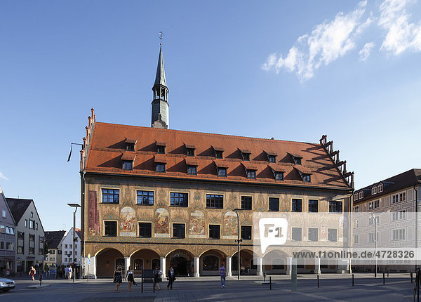 Town hall  Ulm  Swabia  Baden-Wuerttemberg  Germany  Europe