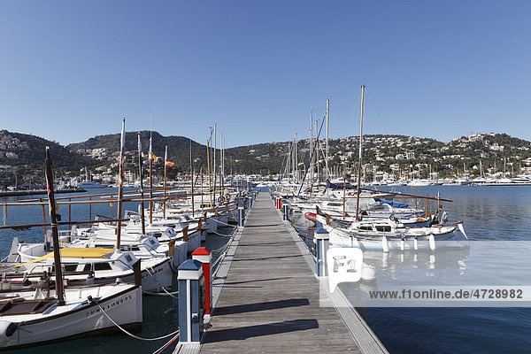 Fischerhafen  Port d'Andratx  Mallorca  Balearen  Spanien  Europa