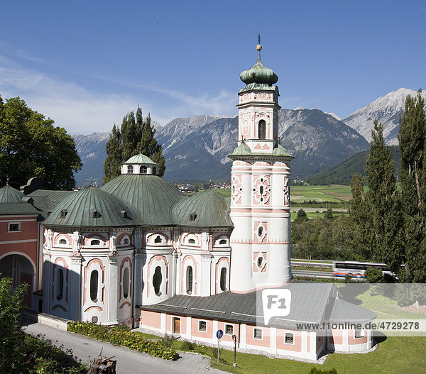 Karlskirche bei Volders,  Tirol,  Österreich,  Europa