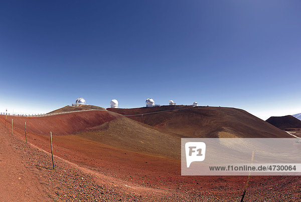 Mauna Kea Observatorium  Mauna Kea  Schildvulkan  Vulkan  Big Island  Hawaii  USA
