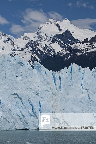Cerro Pietrobelli  2950m  mit Gletscher Perito Moreno  Parque Nacional Los Glaciares  Patagonien  Argentinien  Südamerika