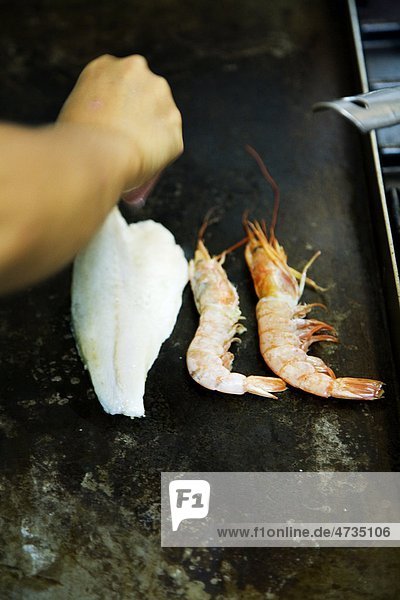 kochen Frische Personalwesen Küche Krabbe Mitglied