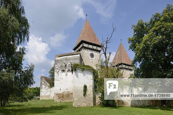 Kirchenburg von Dealu Frumos  Schönberg  Siebenbürgen  Rumänien  Europa