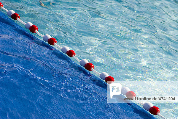 Abgrenzung im Schwimmbad