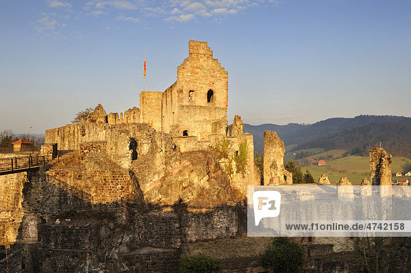 Die Hochburg  auch Hachberg  11. Jahrhundert  zwischen Emmendingen  Sexau und Windenreute  zweitgrößte Burganlage in Baden  Regierungsbezirk Freiburg  Baden-Württemberg  Deutschland  Europa