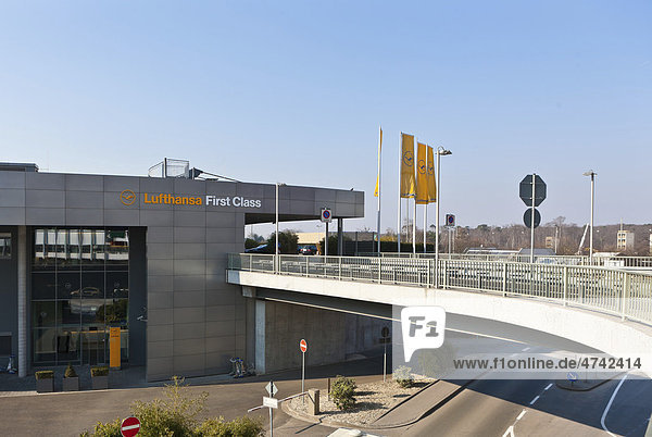 Frankfurt Airport  terminal for first class passengers travelling with Lufthansa  Frankfurt am Main  Hesse  Germany  Europe