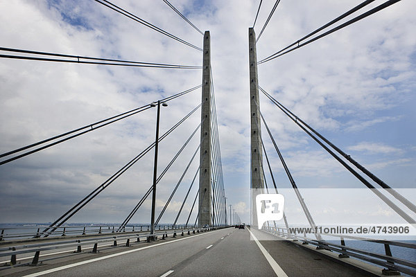 Die Öresundbrücke zwischen Dänemark und Schweden  Europa