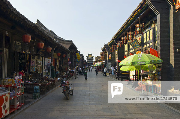 Historische Altstadt von Pingyao  Unesco Weltkulturerbe  Shanxi  China  Asien