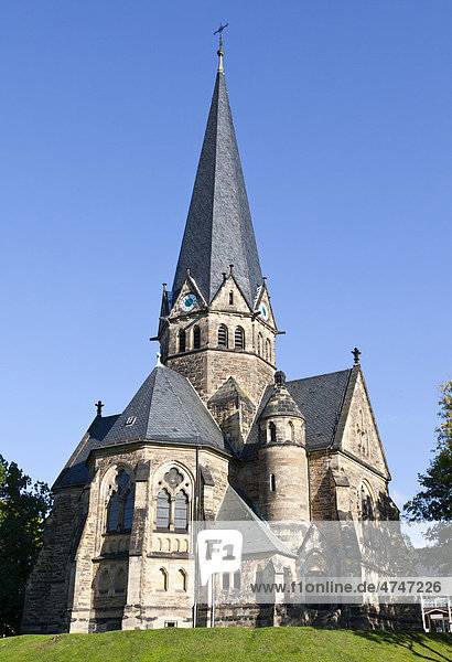 St.-Petri-Kirche in Thale  Ostharz  Sachsen-Anhalt  Deutschland  Europa