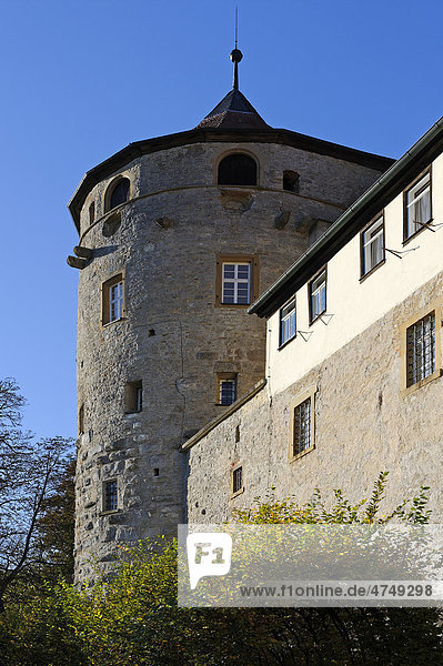 Schloss Langenburg an der Jagst  Baden-Württemberg  Deutschland  Europa