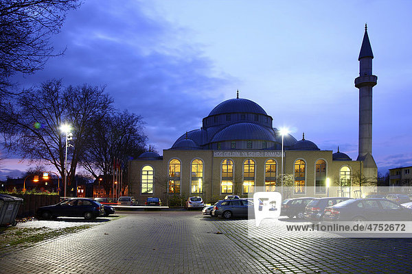 Ditib Merkez Mosque the largest mosque in Germany Duisburg-Marxloh North Rhine-Westphalia Germany Europe