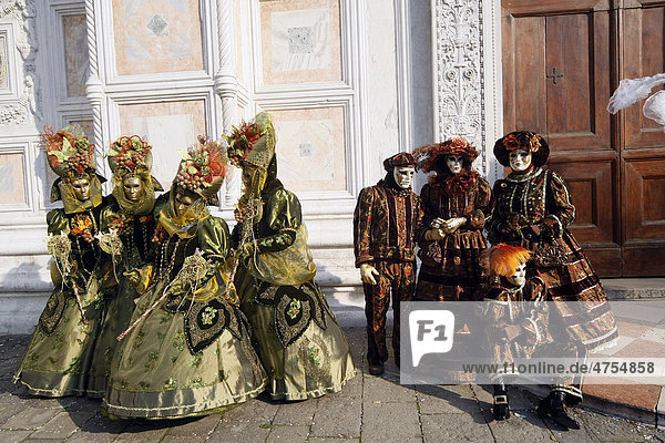 Karneval in Venedig  Venedig  Italien  Europa