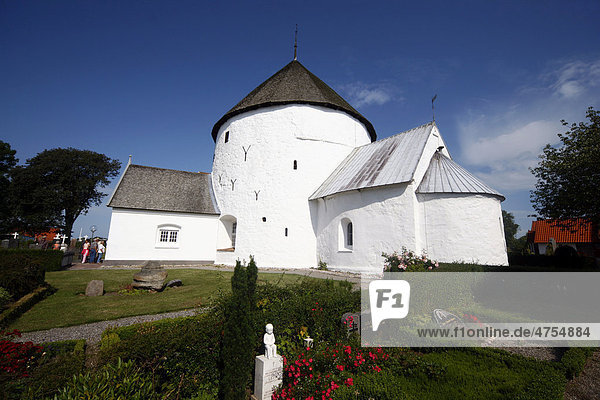 Nylars Kirke  Rundkirche  Bornholm  Dänemark  Europa