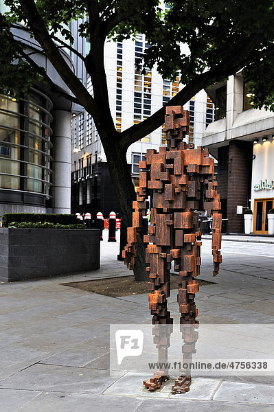 Modern sculpture and architecture London England United Kingdom Europe