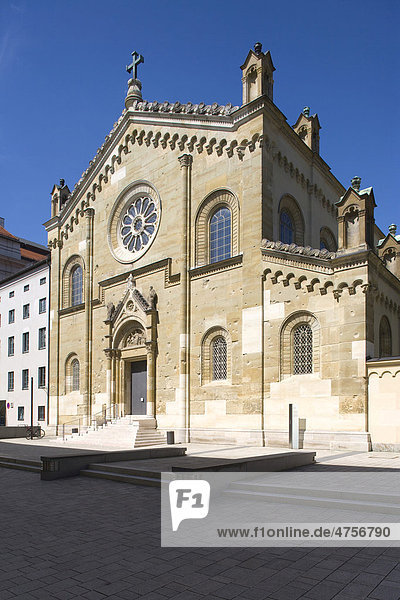 Allerheiligen Hofkirche  Leo von Klenze  1837  am Marstallplatz im Bezirk Altstadt-Lehel  München  Bayern  Deutschland  Europa