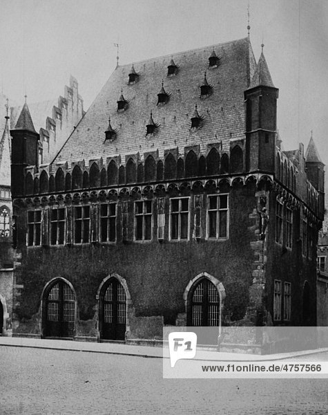 Das Leinwandhaus in Frankfurt  Hessen  Deutschland  Europa  historische Aufnahme von ca. 1900