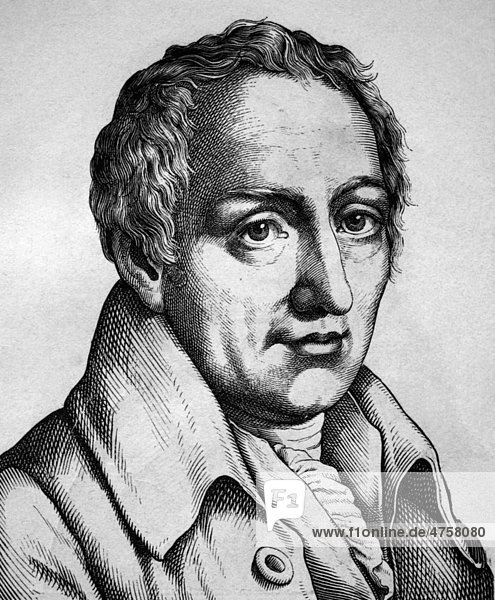 August Friedrich Ferdinand von Kotzebue  1761 - 1819  Schriftsteller und Dramatiker  Porträt  historische Illustration  1880