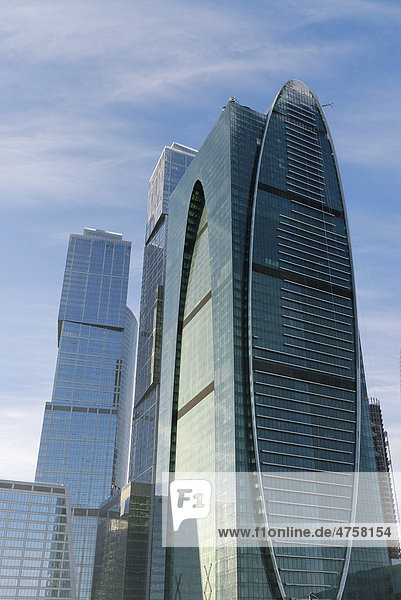 Wolkenkratzer  Federation Komplex  Moskau City  Moskau  Russland
