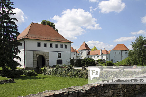 Schloss Stari Grad  Varazdin  Kroatien  Europa