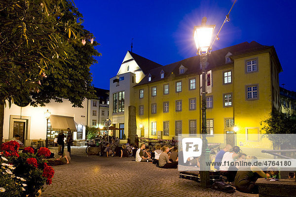 Augustinerplatz square  Freiburg im Breisgau  Baden-Wuerttemberg  Germany  Europe