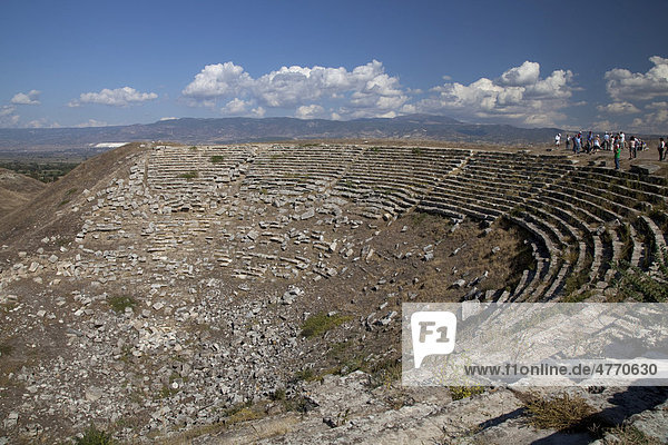 Theater West  Museum und Ausgrabungsstätte Laodicea  Denizli  Lykien  Türkei  Asien