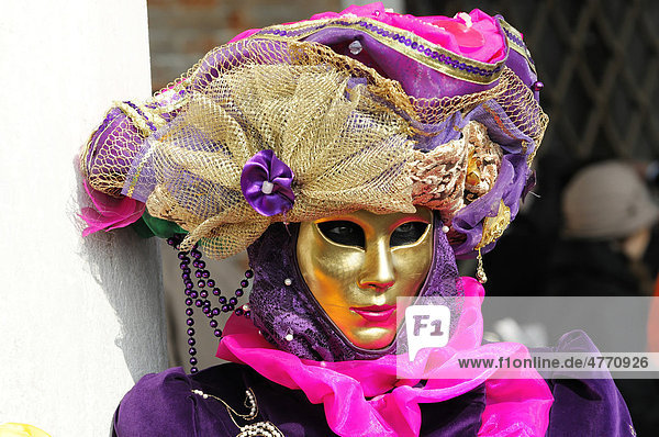 Maske  Carneval  Carnevale  Karneval in Venedig  Venetien  Italien  Europa