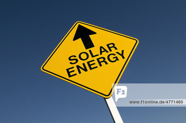 Solar energy  Solarenergie  Schild