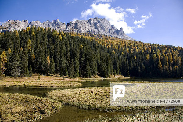 Autorno See  Drei Zinnen  Dolomiten  Südtirol  Italien  Europa