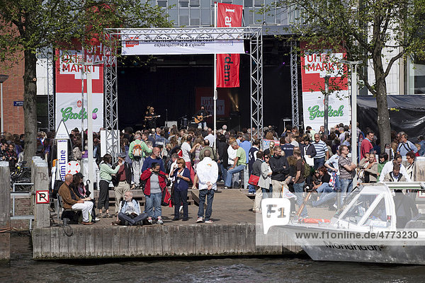 Uitmarkt 2009 Festival in the city centre  Amsterdam  Holland  Netherlands  Europe