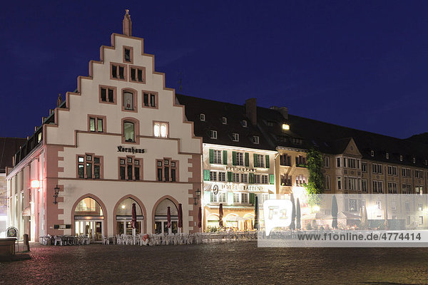 Kornhaus building on Muensterplatz square  Freiburg im Breisgau  Baden-Wuerttemberg  Germany  Europe