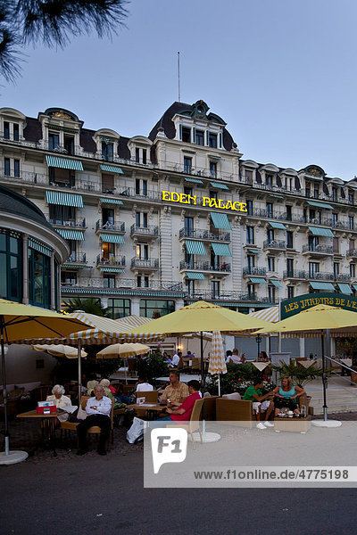 Hotel Eden Palace  Montreux  Canton Vaud  Lake Geneva  Switzerland  Europe