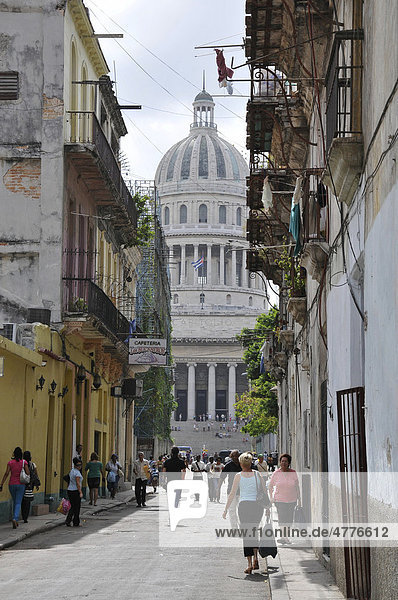 Kapitol  Havanna  Altstadt  Kuba  Karibik  Mittelamerika