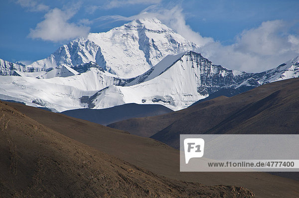 Mount Everest  höchster Berg der Welt  Tibet  Zentralasien