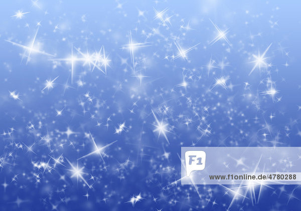 Blue starry background