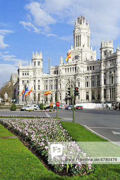 Postamt Palacio de Comunicaciones Madrid Spanien Europa