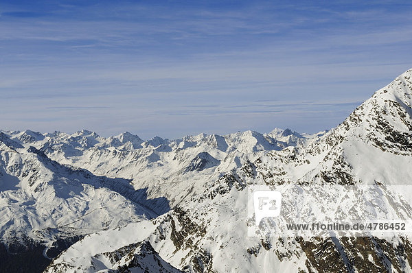 Stubaier Alpen Hochstubai Tirol Österreich Europa