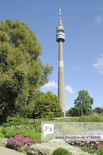 Florianturm  Florian  Fernsehturm  Westfalenpark  Dortmund  Nordrhein-Westfalen  Deutschland  Europa