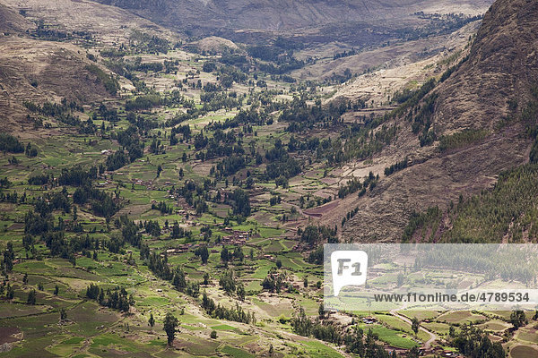 Sacred Valley  Urubamba-Tal oder heiliges Tal der Inka  Peru  Südamerika