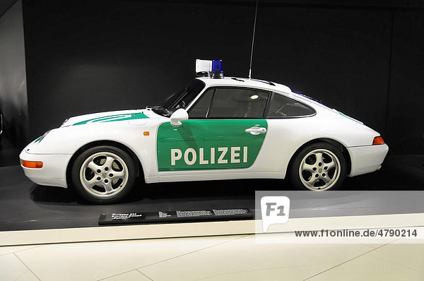 Porsche Carrera CoupÈ Polizei  Porsche Museum  Stuttgart  Baden-Württemberg  Deutschland  Europa