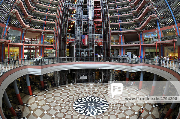 Interior view of the James R. Thompson Center  JRTC  State Building  formerly known as the State of Illinois Center  Chicago  Illinois  United States of America  USA
