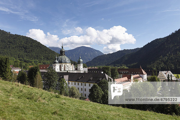 Kloster Ettal  Oberbayern  Bayern  Deutschland  Europa