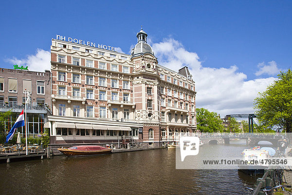 Hotel NH Doelen an der Nieuwe Doelenstraat  Amsterdam  Holland  Niederlande  Europa
