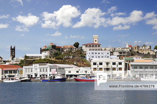 Hafen  Saint George  Grenada  Kleine Antillen  Karibik