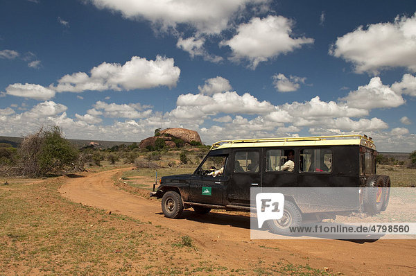 Off-road vehicle  Laikipia  Kenya  Africa