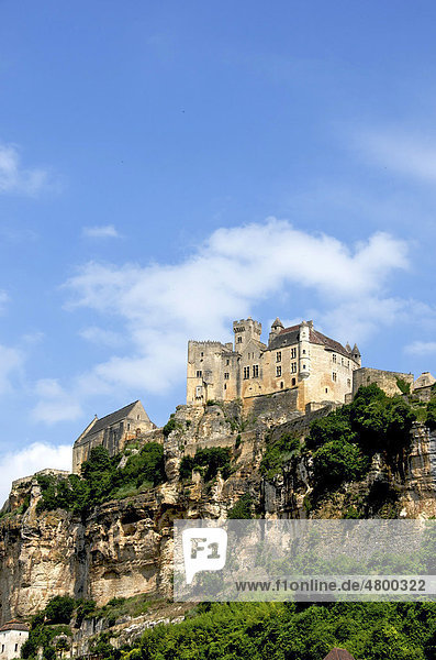 Burg Ch‚teau de Beynac  Beynac-et-Cazenac  DÈpartement Dordogne  Region Aquitanien  Frankreich  Europa