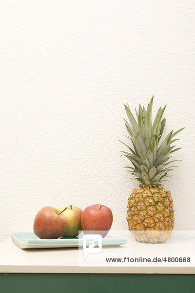Apples and pineapple